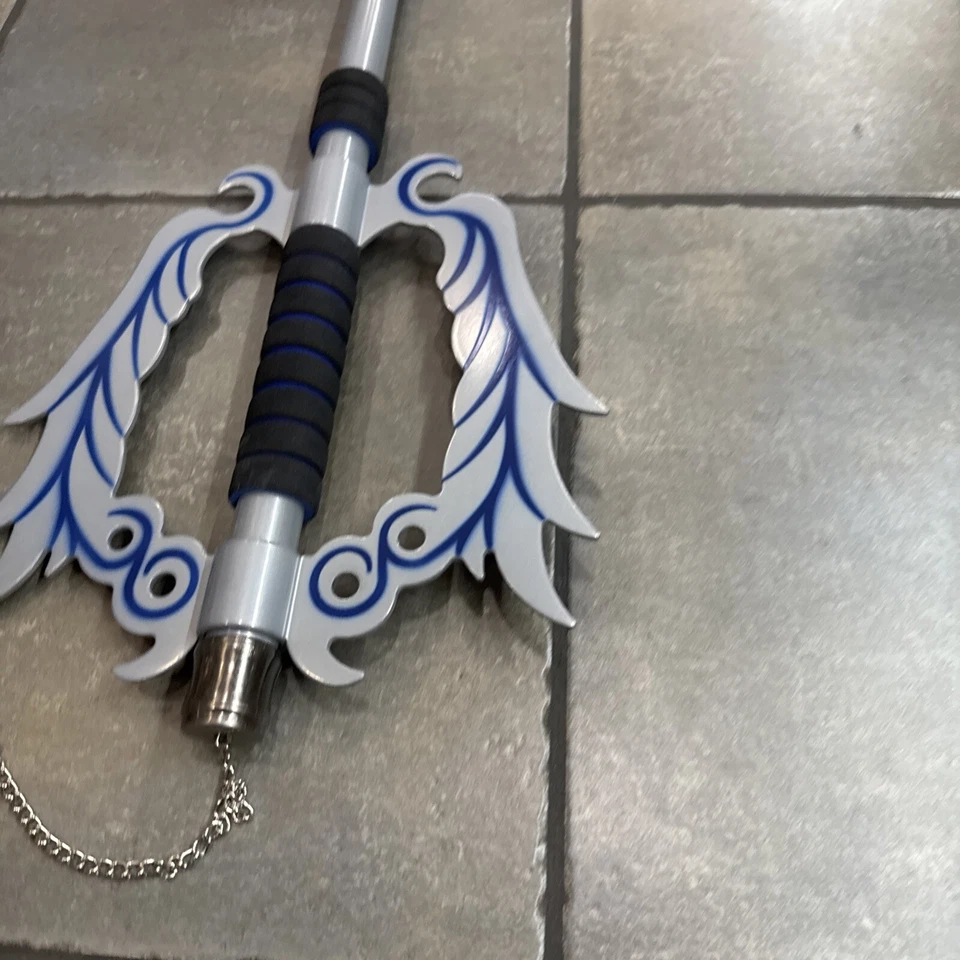 "Kingdom Hearts The Oathkeeper Keyblade Metal 35"" tamaño completo 1:1" Foto 4 de 4