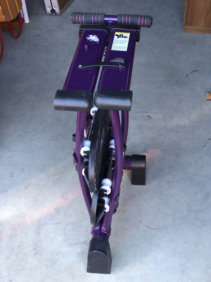 Leg Magic Trainer Fitness Bein Workout Oberschenkel Gleiter Faltbar Machine Rare - Bild 3 von 4