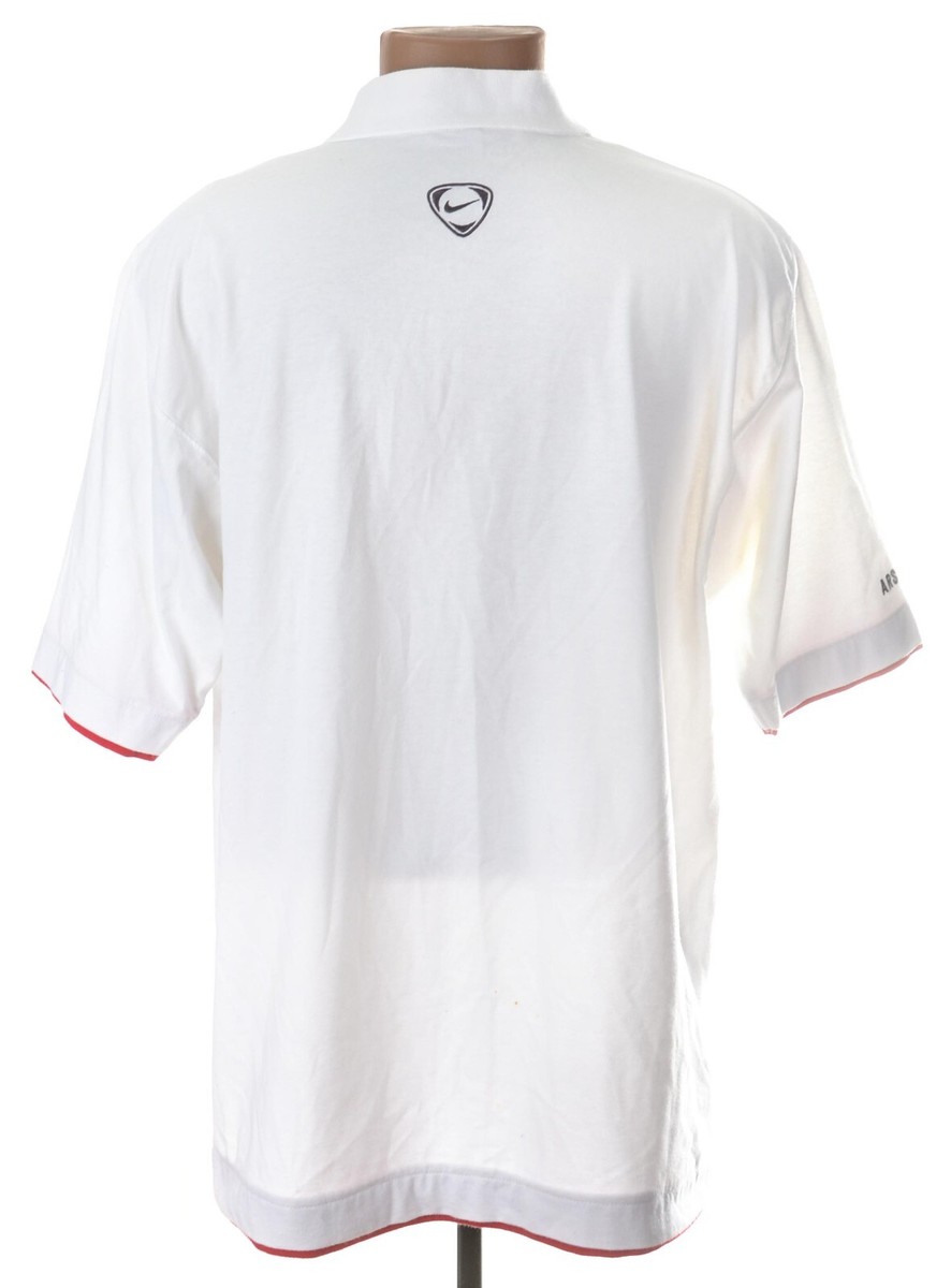ARSENAL LONDON 2006/2007 FOOTBALL POLO SHIRT JERSEY NIKE SIZE XL
