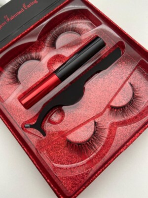 Camden Magnetic False Eye Lashes Biiitch Beauty Faux Mink Vegan 