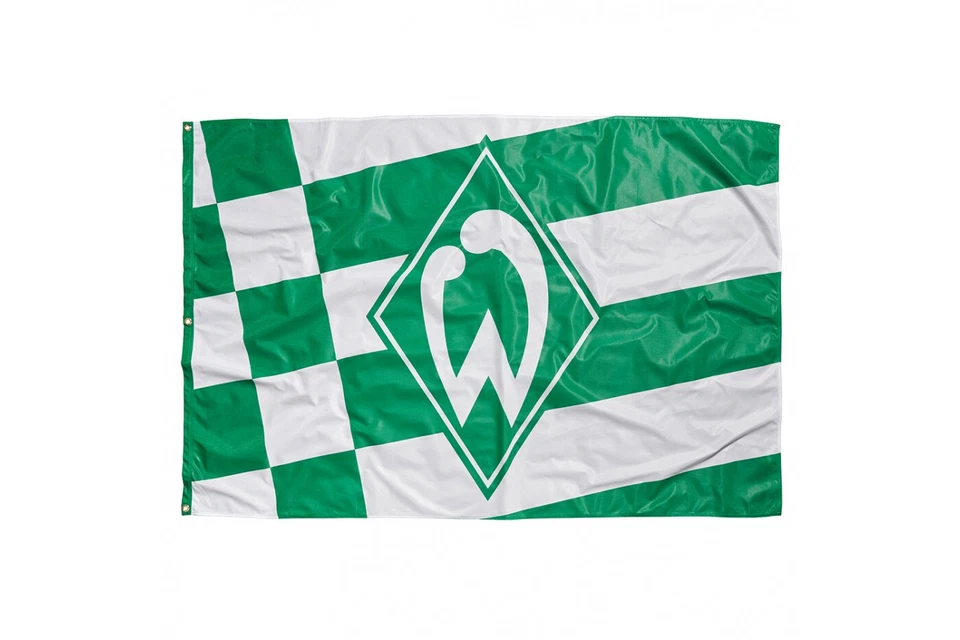 Werder Bremen 100 x 150 cm Neu Fahne Flagge mit 2 Messingösen - Oben und Unten
