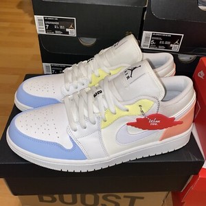 nike air jordan 1 mid yellow toe black