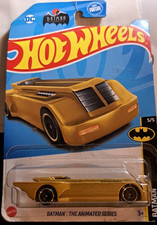 2023 Hot Wheels DC Batman The Animated Series Gold #169/250 BATMAN 5/5 New!!