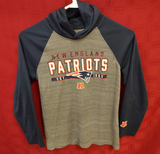 NFL Team Apparel New England Patriots Kids Navy Blue Hoodie Size M 10-12 