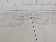 Gessner 0345 CLEAR SAN Plastic Swirl 5 Oz. Dessert Bowl Set Of 4