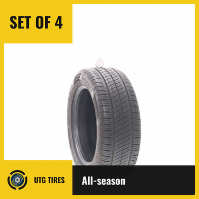 Set of (4) Used 215/55R16 Continental ControlContact Tour M A/S EV - 7-7.5/32