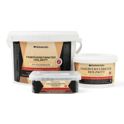 HOLMES & EDWARDS Holzando Faserverstärkter Holzkitt Extra Stark Holzspachtel Spachtelmasse 5Kg