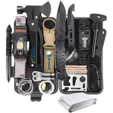 XUANLAN Emergency Survival Kit – 29-in-1 Outdoor Gear & Tools Set