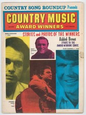 1971 Spring Country Song Roundup Magazine Cash Campbell Haggard Hee Haw Clark