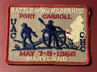 1966 BATTLE OF THE WILDERNESS FORT CARROLL, Maryland Reenactment Patch