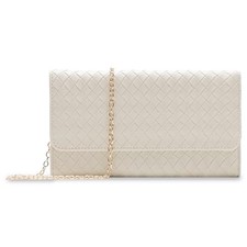 U U Small Crossbody Bags for Women, Cell Phone Purse Mini Clutch Bag with Beige