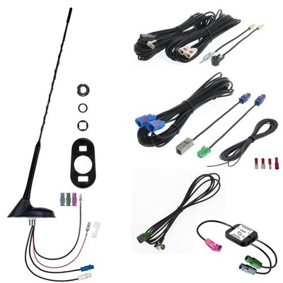 Dietz Antenna Kit A3 FM DAB+ GPS DVB-T2 43cm Rod 7.5m Cable DIN ISO FAKRA A3LT