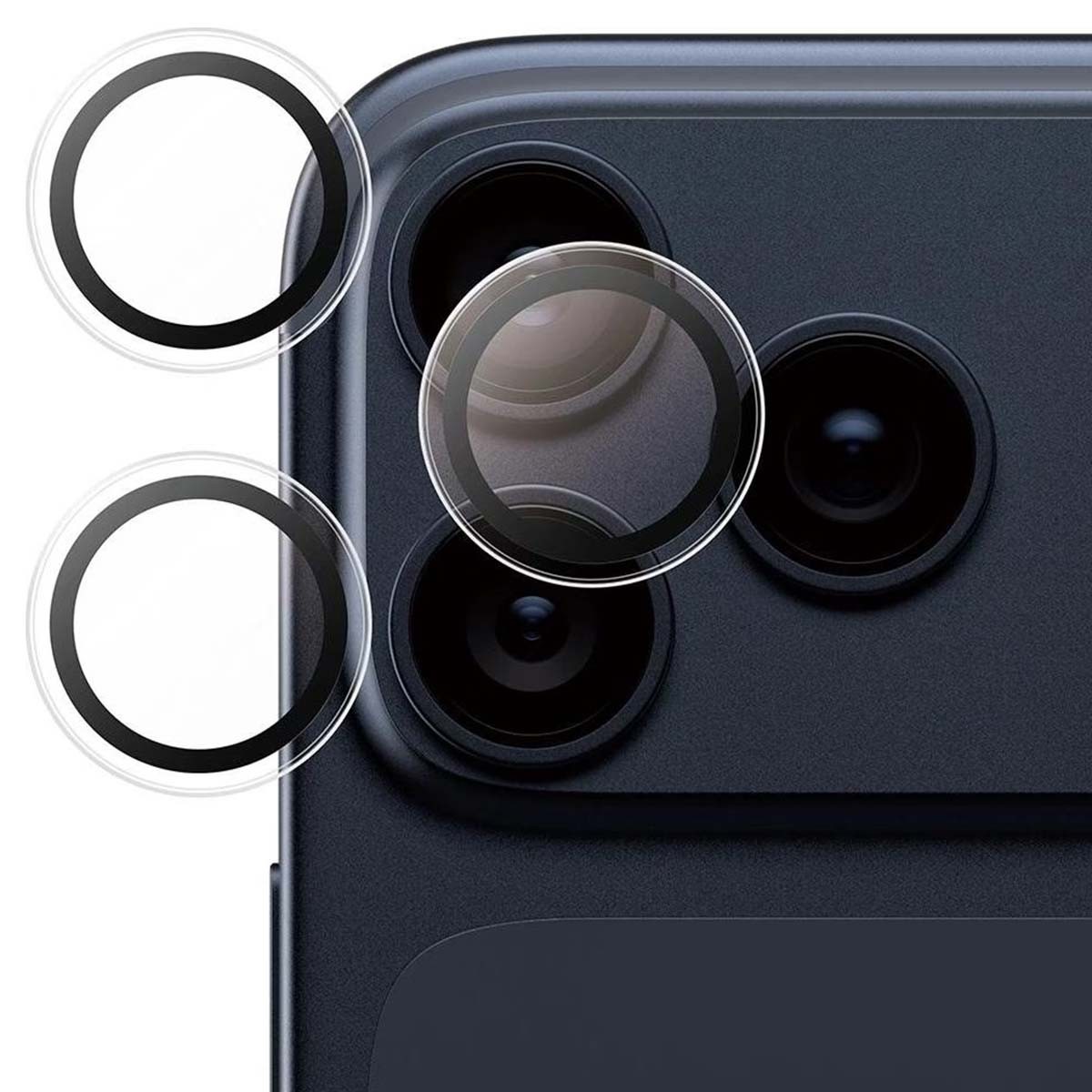 Protection objectif iPhone 17 Pro Max anti-rayures pour les photos de voyage et de sport