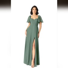 Azazie, Eucalyptus Evening Gown, Size 16-18