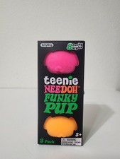 NeeDoh Teenie Funky Pups 3 Pack Neon Squishy 1 Random