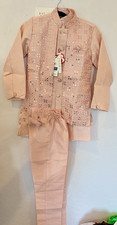 Boys Kurta Pajama Set Embellished Fabric fits 6-8 year old