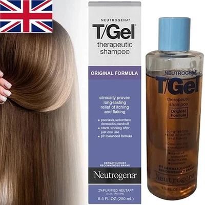 Neutrogena T/Gel Therapeutic Shampoo for Flaky Itchy Scalp Anti-Dandruff 250ML