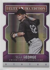 2014 Panini Elite Extra Edition Status Purple Die-Cut 15/150 Max George #92 z6b