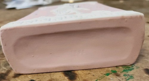 Antique Porcelain Vase/ Planter Wedgwood Jasperware Pink And White 19th c. RARE - Picture 8 of 9