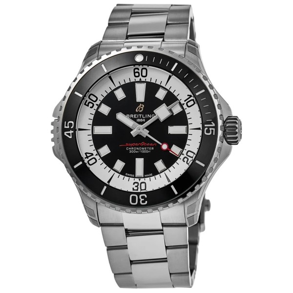 New Breitling Superocean Automatic 46 Black Dial Men's Watch A17378211B1A1