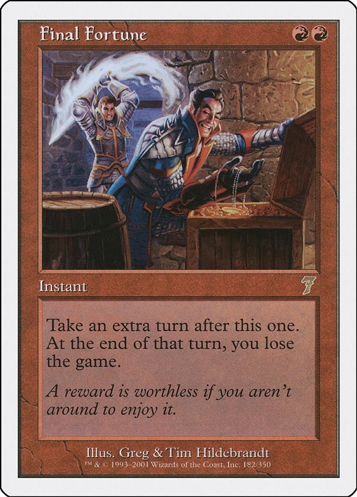 Final Fortune Normal [7ED - 182] LP Magic7th Edition