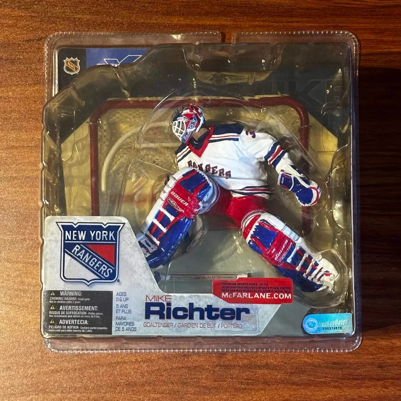 Mike Richter (NY Rangers) | McFarlane NHL Series 4 Hockey Figure (read desc)