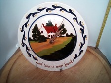 Babbacombe Pottery. Philip Laureston. Wall Clock 18 cm