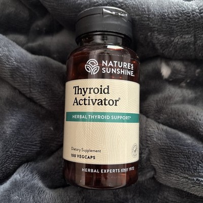 Nature's Sunshine Thyroid Activator, 100 Capsules, Herbal Thyroid Support