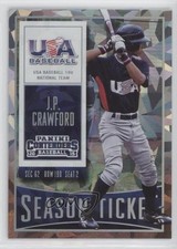 2015 Panini Contenders Season Ticket Cracked Ice 8/23 JP Crawford #27 fo7