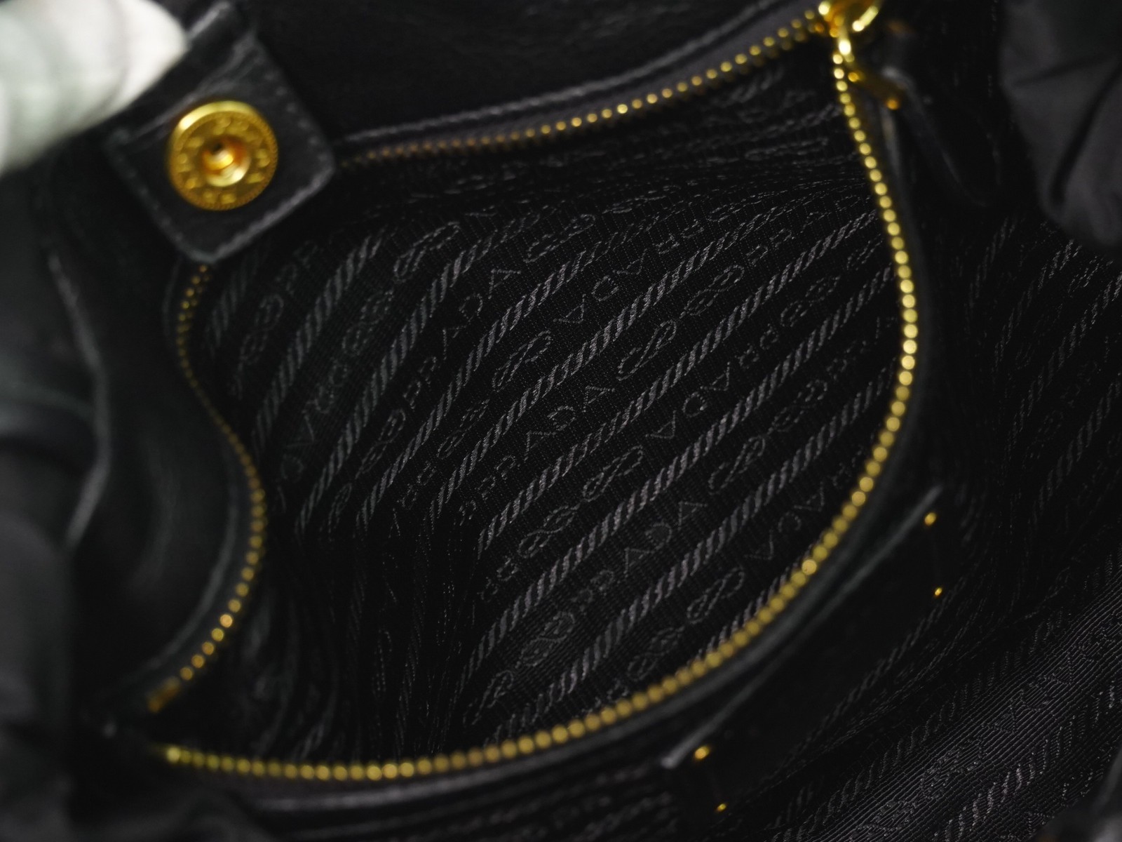 PRADA Python Print Nylon 2way Shoulder Tote Bag B… - image 15