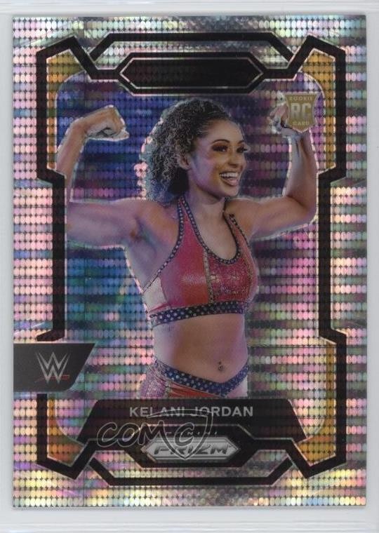 2024 Panini Prizm WWE Pulsar Prizm 214/499 Kelani Jordan #127 02s2