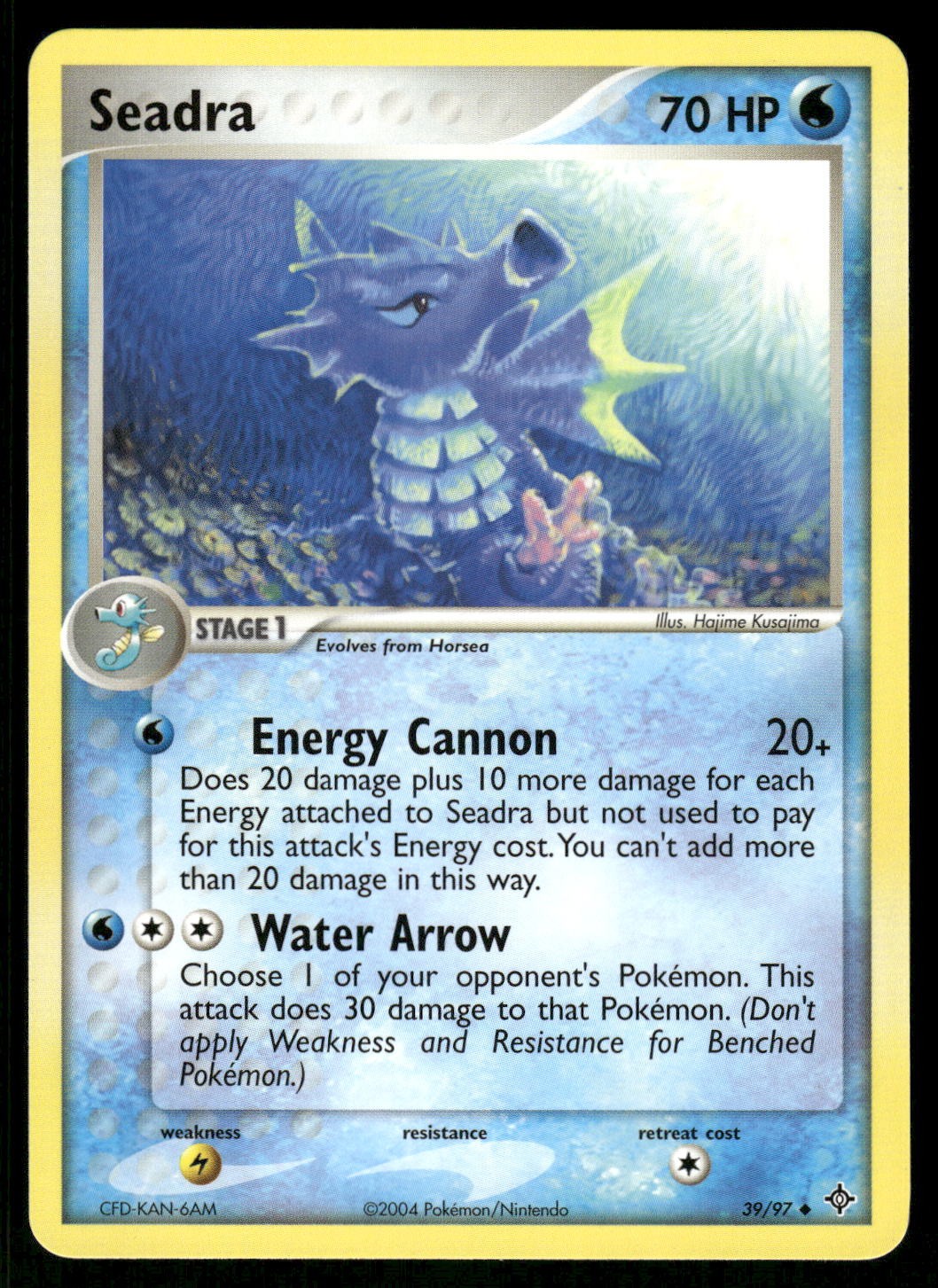 2003 Near Mint Pokemon Seadra 39/97 Dragon English