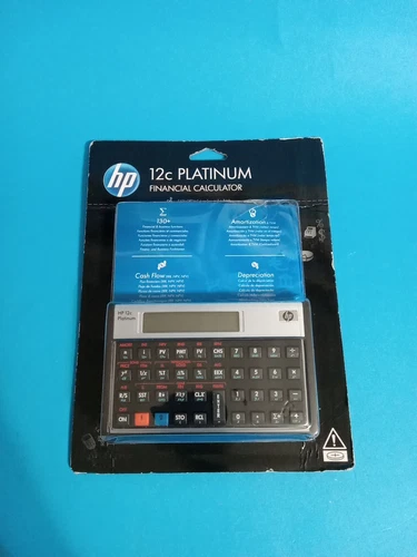 HP 12C Financial Calculator - Black (HP12CPLAT)