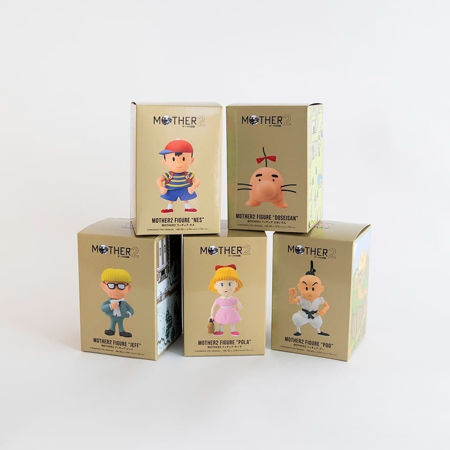 フィギュアBOX GOLD MOTHER2 5体セット 【公式通販】 EarthBound 5体セット フィギュアBOX GOLD MOTHER2 EarthBound ゲームキャラクター