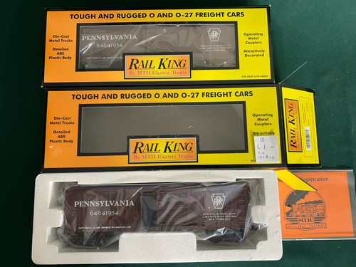 Coches de carga Mth Rail King 2 x 30-74161 B Pennsylvania. Caja NOS | Zustand: New
