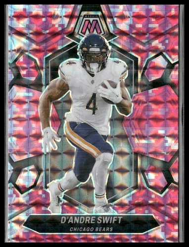 2024 Panini Mosaic #37 D'Andre Swift Mosaic Camo Pink