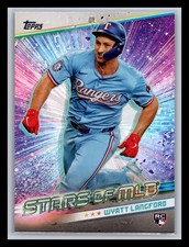 Wyatt Langford Texas Rangers 2024 Topps Update #SMLB-85 Stars of MLB