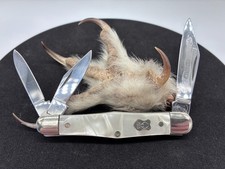 Buck Creek 3 Blade Whittler '99 Cracked Ice Handles Solingen Germany