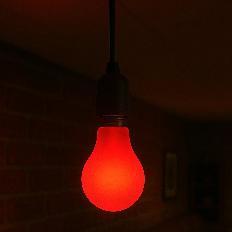 LED Leuchtmittel Birnenform 3W = 25W E27 ROT Innen- & Außenbereich bunt Party - Bild 2 von 3