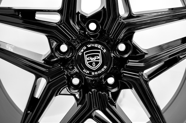 4 HP5 22 inch STAGGERED Gloss Black Rims fits MASERATI GRANTURISMO S 2008 - 2013
