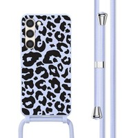 imoshion SilikonhüLle Design Mit Band Samsung Galaxy S23 - Animal Lila