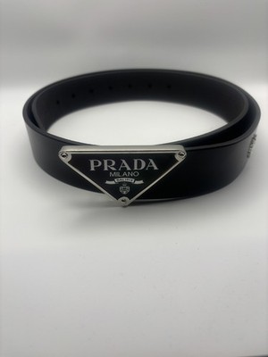 P.r.a.d.a milano belt with silver  belt buckle. Brand new