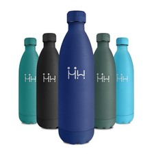 Gourde Isotherme 1L, Réutilisable, Bouteille d'eau en Acier Inoxydable, sans