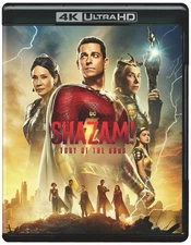 Shazam! Fury of the Gods 4K UHD Blu-ray Zachary Levi NEW