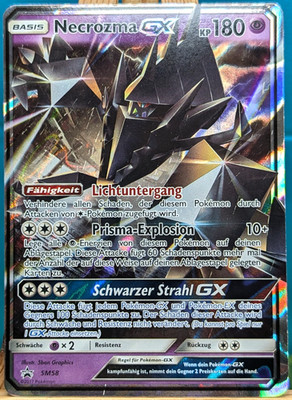 POKEMON - Black Star Promo - Necrozma GX - SM58 - deutsch