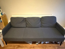 IKEA Grey Fabric 3 Seater Sofa