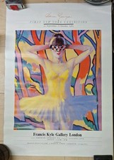 ADRIAN GEORGE 1983 Francis Kyle Gallery London NY EXHIBITION POSTER 1st Original