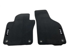 Original VW Fußmatten Velours Premium Set vorn VW Golf V 5 6 Anthrazit mit Logo