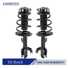 Pair Front Complete Struts w/ Coil Spring Assembly For 2012-2017 Camry LE XLE