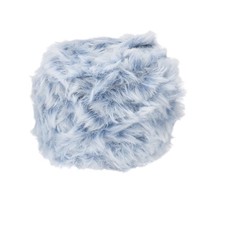 70yds Faux Fur Yarn, Fuzzy Yarn Crochet Fluffy Yarn Soft, Blue White